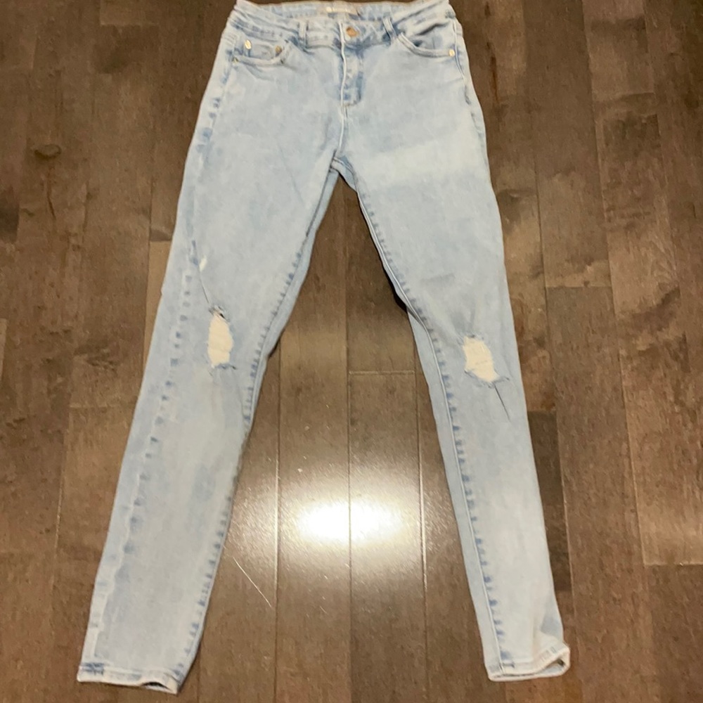 Tractr Skinny size 14 distressed Girls jeans